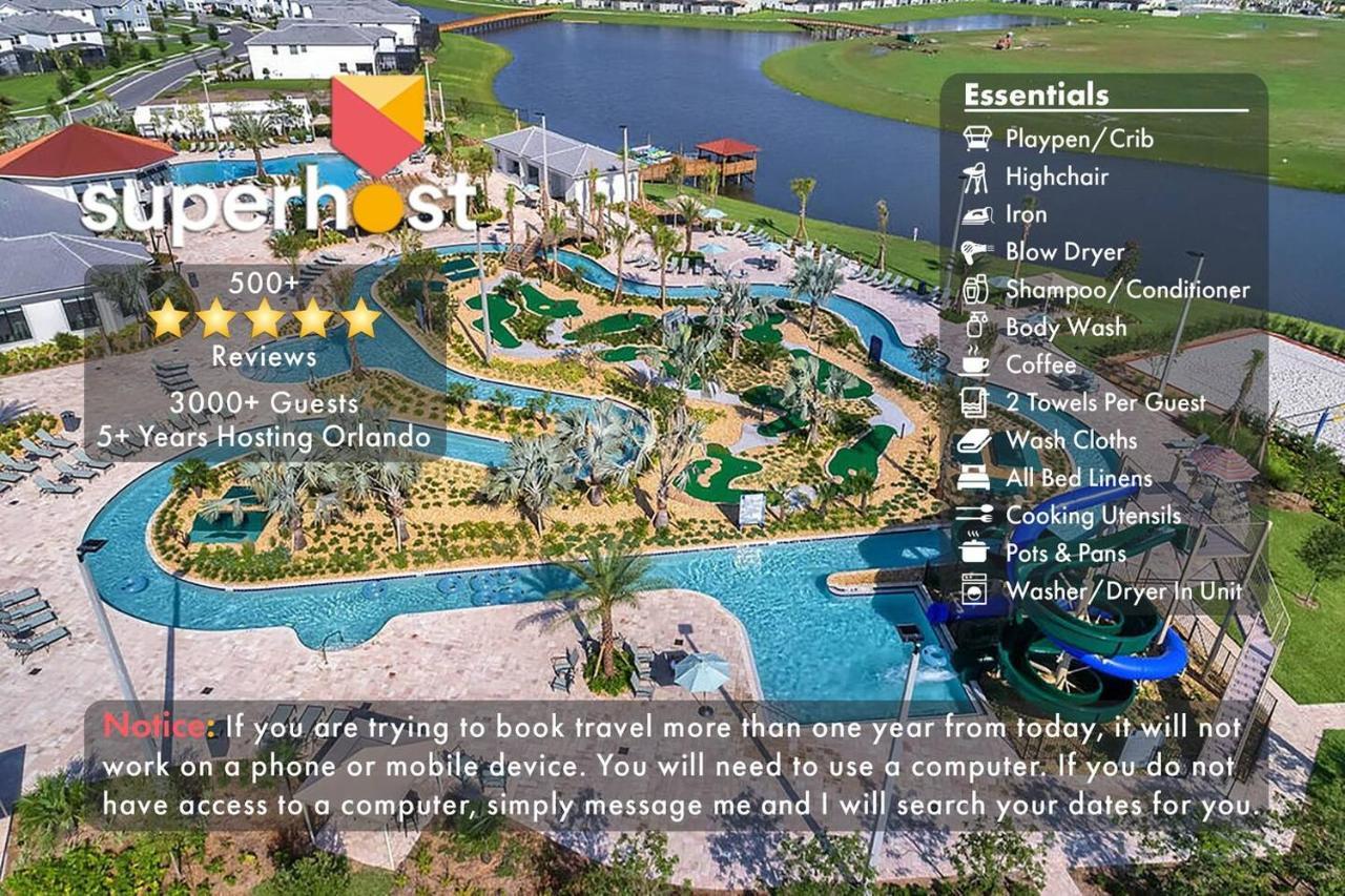 H - New 2 Bedroom Condo - 5 Miles To Disney - Free Water Park Kissimmee Luaran gambar